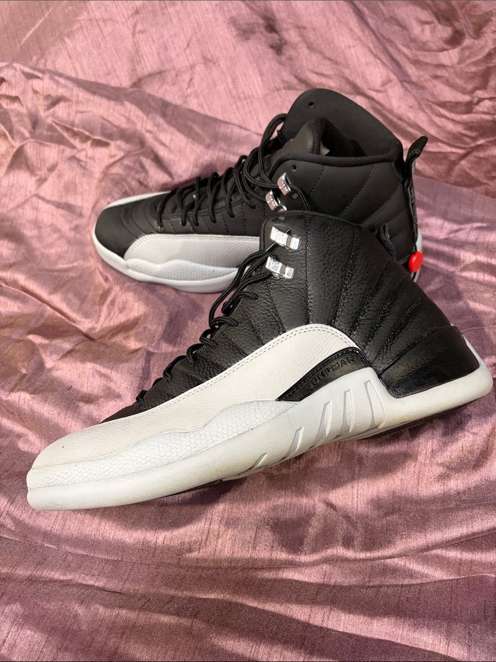 Jordan High-Top Sneakers in Black and White